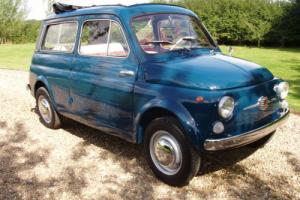 Fiat  500 -Giardinare-Full nut and bolt restoration -Rare Photo