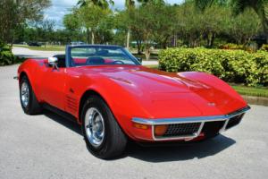 1972 Chevrolet Corvette Convertible Numbers Matching 350 4-Speed Restored! Photo