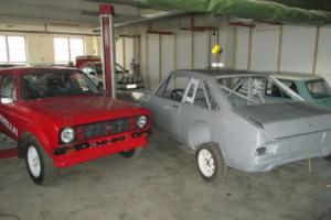 Very nicely prepared Mk2 Ford Escort rally rolling shell