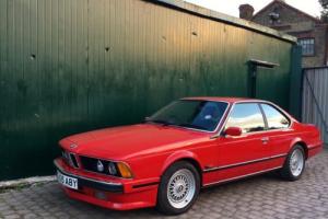 1989 BMW 635 CSI HIGHLINE E24 AUTO RED ONE OWNER FULL SERVICE HISTORY Photo