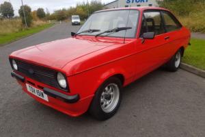 1980 FORD ESCORT 1600 SPORT RED - VERY GOOD LOOKING CAR - 1 YEARS MOT Photo