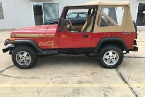1988 Jeep Wrangler Coca Cola Sweepstakes