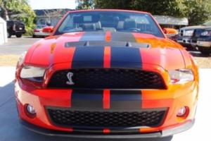 2011 Ford Mustang Shelby GT500 Convertible  950 Built only 201 RED