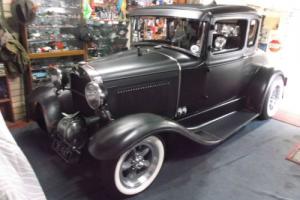 HOT ROD 1930 FORD MODEL A COUPE.ALL STEEL 350/CHEV OLD SKOOL FULLY DETAILED Photo