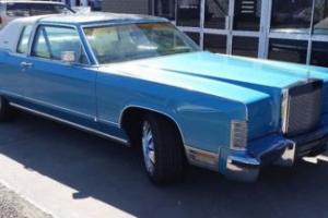 ford Lincoln Town Coupe 79