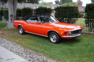 1970 FORD MUSTANG CONVERTIBLE 302 V8 AUTO Photo