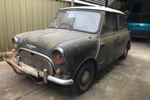 1964 Morris Mini 850 all matching numbers car with original engine barn find Photo