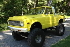 1972 Chevrolet C-10 72 C 10 STEP SIDE LIFTED 4X4 4WD TRUCK PICK UP NR Photo