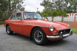 Great 1973 mgb gt 4 speed manual with overdrive coupe with rare sunroof suit vw Photo