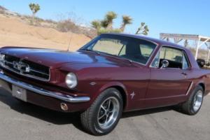 1965 Ford Mustang A CODE 4 SPEED CA CAR! VINTAGE BURGUNDY RARE!!!!!! Photo