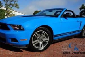 2010 Ford Mustang V6 PREMIUM CONVERTIBLE LEATHER AUTO ICE COLD AC ROLL BAR
