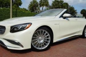 2017 Mercedes-Benz S-Class S65 AMG CONVERTIBLE V12 BI-TURBO VERY RARE ONLY 200 MILES! Photo