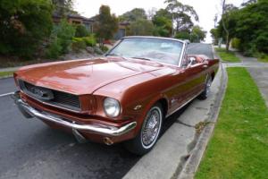 1966 Ford Mustang Convertible 289 V8 A Code With Pony Interior and Rally Pack Photo