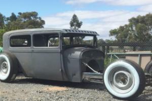 1928 Ford A model tudor- Chopped, Channeled, Hotrod, Ratrod, Kustom, Drag