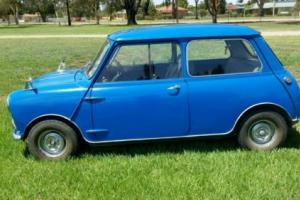 1962 Blue Morris Mini Sedan