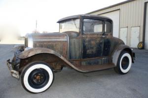 1930 Ford Model A DeLuxe Coupe, California Original Car Photo