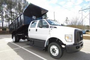 2017 Ford F650 F650 Crew Cab Lo Profile 14' Trash Dump GAS Photo