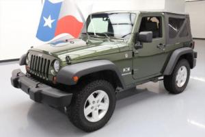 2009 Jeep Wrangler X CONVERTIBLE 4X4 6-SPEED NAV Photo