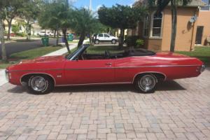 1969 Chevrolet Impala Convertible SS427 Matching Numbers
