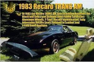 1983 Pontiac Firebird Recaro