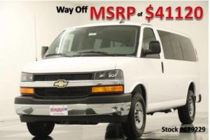 2017 Chevrolet Express MSRP$41120 LT GPS Camera 12 Passenger White Photo