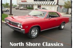 1967 Chevrolet Chevelle SS-NEW RED PAINT-ALL ORIGINAL NUMBERS MATCHING- SE