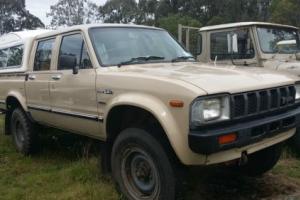 1981 Toyota Aussie Hilux Diesel Crew Cab Manual