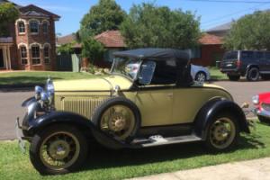 1930 Ford Sports Roadster Australian Deliver 6 Wheel Delux Hotrod or Stock