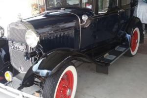 model a ford rhd 4 door sedan restored 1930