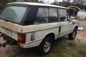 RARE 2 DOOR RANGE ROVER 1976 RUST FREE FOR RESTORATION VERY COLLECTABLE CLASSIC Photo