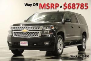 2017 Chevrolet Suburban MSRP$68785 4X4 LT Sunroof DVD GPS Black 4WD