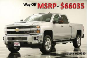 2017 Chevrolet Silverado 2500 HD MSRP$66035 4X4 LT Diesel GPS Silver Ice Crew 4WD