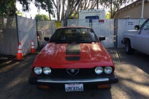 1982 Alfa Romeo GTV GTV 6