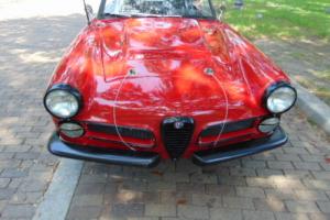 1961 Alfa Romeo Spider 2000 spider