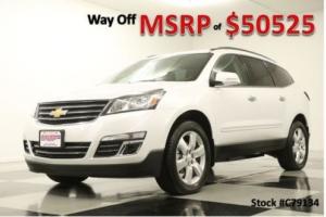 2017 Chevrolet Traverse MSRP$50525 AWD Premier DVD GPS Sunroof Leather White Photo