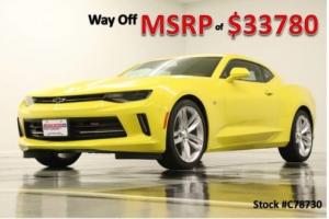 2017 Chevrolet Camaro MSRP$33780 LT Sunroof Leather Camera Bright Yellow Rally Sport Photo