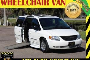2002 Chrysler Town & Country Limited Handicap Braun Wheelchair Van
