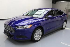 2015 Ford Fusion S HYBRID SEDAN REAR CAM ALLOYS