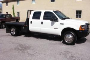 1999 Ford F-550 Superdtuy CREW Flatbed F550 Rustfree 6 speed 4WD Photo