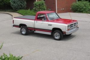 1986 Dodge Other Pickups Short Wide 4x4