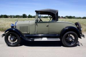 1929 Ford Model A DeLuxe Roadster, Rumble Seat, Driver, Original