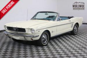 1966 Ford Mustang CONVERTIBLE 289 V8 AUTOMATIC RALLY PAC Photo