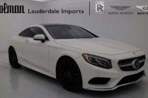 2015 Mercedes-Benz S-Class S550 4MATIC COUPE