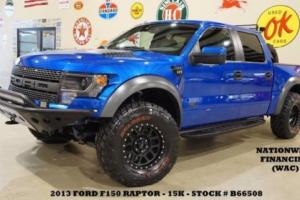 2013 Ford F-150 SVT Raptor 4X4 LEX BUMPERS,ROGUE SUSPENSION,ROLL CAGE,15K! Photo