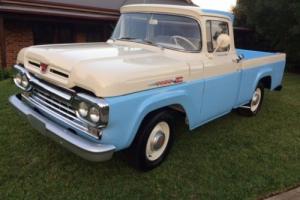 1960 Ford f100 custom cab, rebuild just completed Photo
