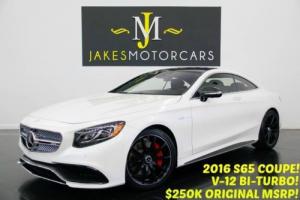 2016 Mercedes-Benz S-Class S65 AMG V12 BI-TURBO Coupe ($250K MSRP)...$61,000 OFF NEW! Photo