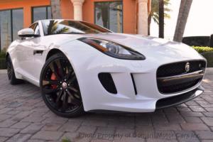 2015 Jaguar F-Type 2015 SUPERCHARGED F-TYPE S COUPE WHITE w/RED LEATH Photo