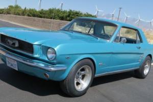 1966 Ford Mustang 289 V8 C CODE! TURQUOISE METALLIC, CLEAN CAR! Photo