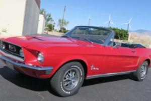 1968 Ford Mustang CONVERTIBLE 289 V8 C CODE! P/S! RESTORED! Photo