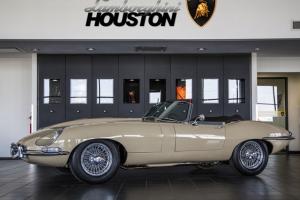 1967 Jaguar E-Type Convertible Series I Restored by Best of Britain Beige OTS Photo